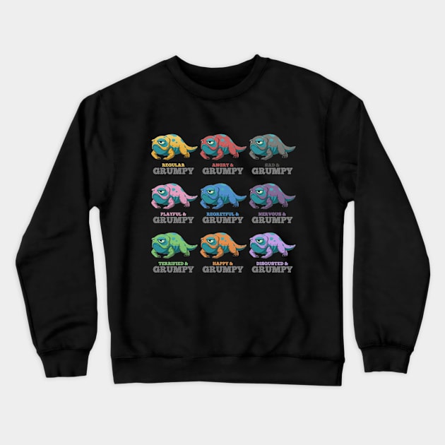 Many Moods of Bait Crewneck Sweatshirt by RetroFreak